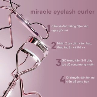 Kẹp bấm mi trang điểm chuyên nghiệp RT Real Techniques Miracle Eyelash Curler (Purple)