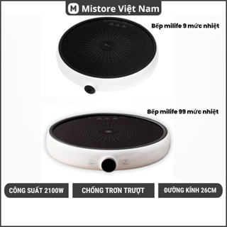 Bếp từ Youth Lite miLife 9 mức - Bếp điện từ zhiwuzhu / Milife Induction Cooker 99 mức nhiệt kết nối app mihome