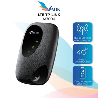 Bộ thiết bị phát Wifi 4G LTE TP-Link M7000 - Hàng chính hãng
