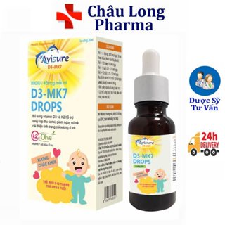 Avisure D3-MK7 - Dạng nhỏ giọt giúp bé tăng đề kháng và hấp thu canxi tốt hơn