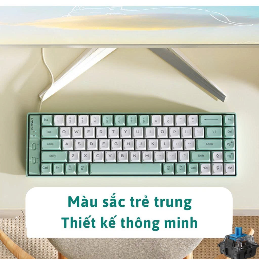 Bàn Phím Cơ LANGTU S69 Hotswap Hỗ Trợ Win/Mac Gaming, Tùy Chỉnh Macro Tiện Lợi,Siêu Nhỏ Gọn | BigBuy360 - bigbuy360.vn