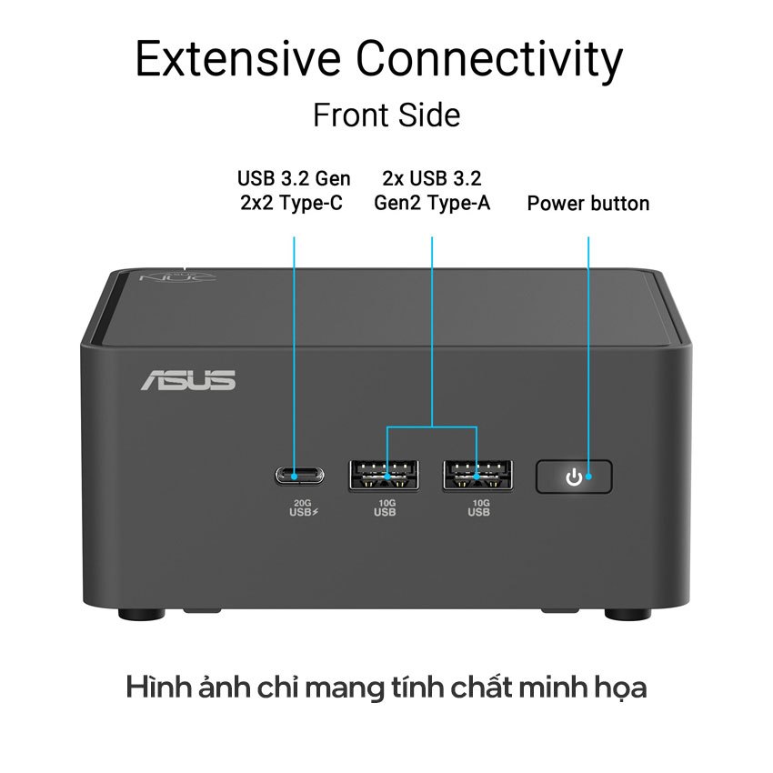 Mini PC ASUS NUC 15 PRO | Core Ultra 7 255H / U5 225H | Máy tính AI nhỏ, Oculink, DDR5 | Chính Hãng | BigBuy360 - bigbuy360.vn
