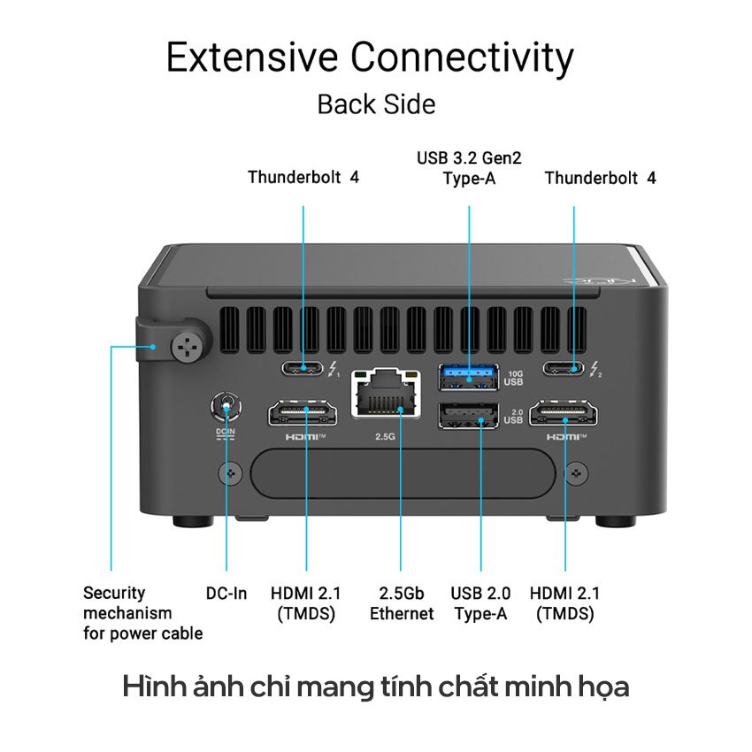 Mini PC ASUS NUC 15 PRO | Core Ultra 7 255H / U5 225H | Máy tính AI nhỏ, Oculink, DDR5 | Chính Hãng | BigBuy360 - bigbuy360.vn