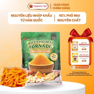 Bột phô mai lắc khoai Tornado, bột phô mai Hàn Quốc, phô mai lắc khoai tây - Gói 1kg - Tomato T&P