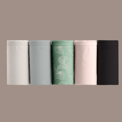 (XẢ KHO) Combo 5 quần lót cotton nữ 505-7481, cotton lưng cao vừa dáng MIDI