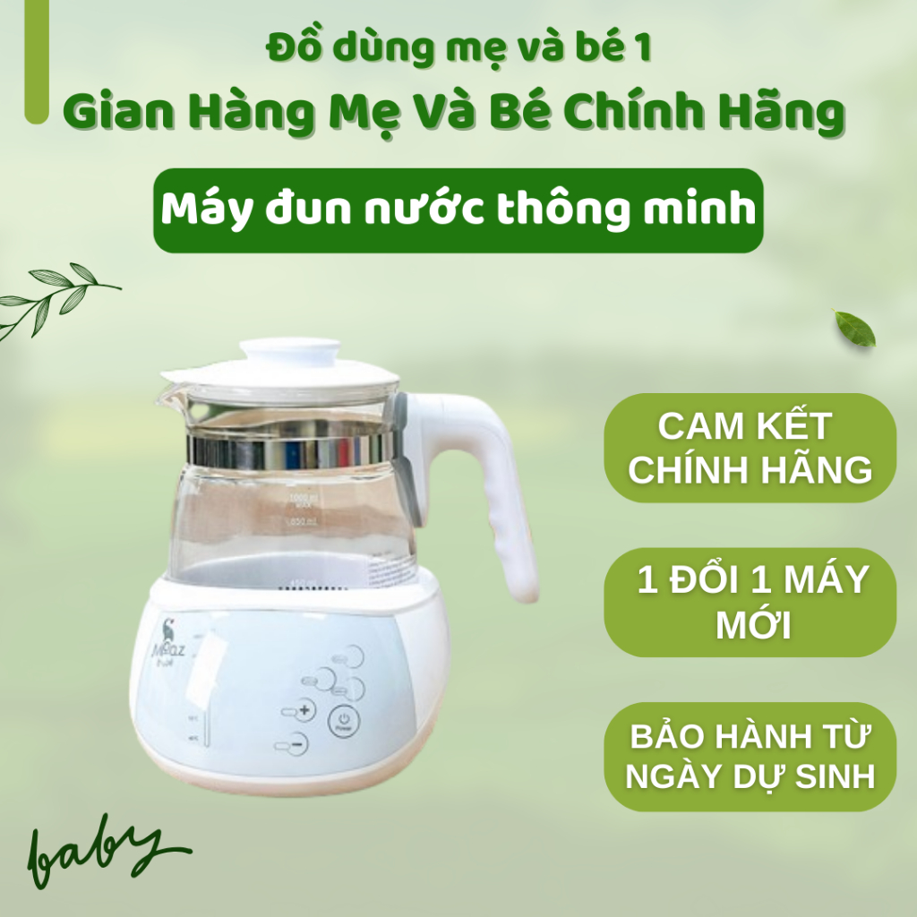 MOAZ BÌNH ĐUN NƯỚC THÔNG MINH MB 002 MOAZ BEBE- CÔNG SUẤT 800W