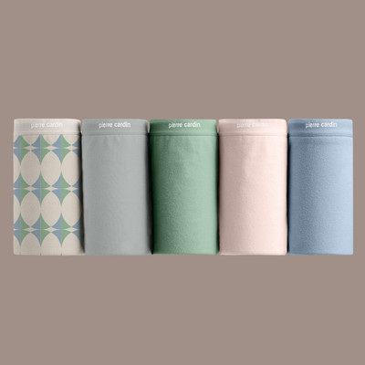 (XẢ KHO) Combo 5 quần lót nữ 505-7483, lưng vừa, cotton, dáng Boxshorts