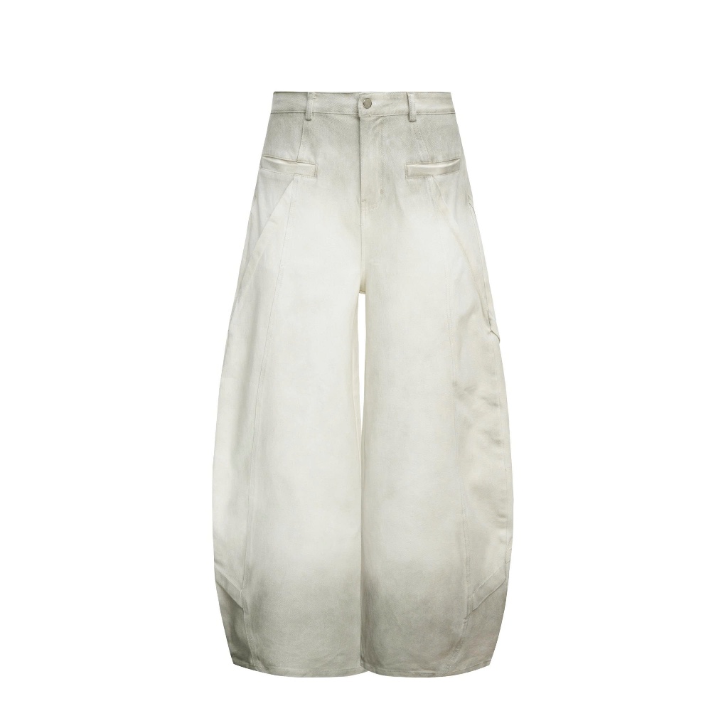 ZBM - Quần Jeans wash ống rộng, quần bò wash màu unisex ống cong cao Cấp | BigBuy360 - bigbuy360.vn