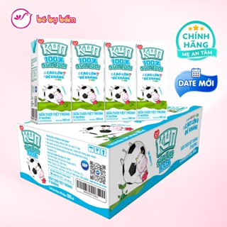 ❤️ Thùng 48 hộp Sữa tươi tiệt trùng ít đường cho bé LOF KUN, bổ sung dinh dưỡng cho trẻ em (180ml)