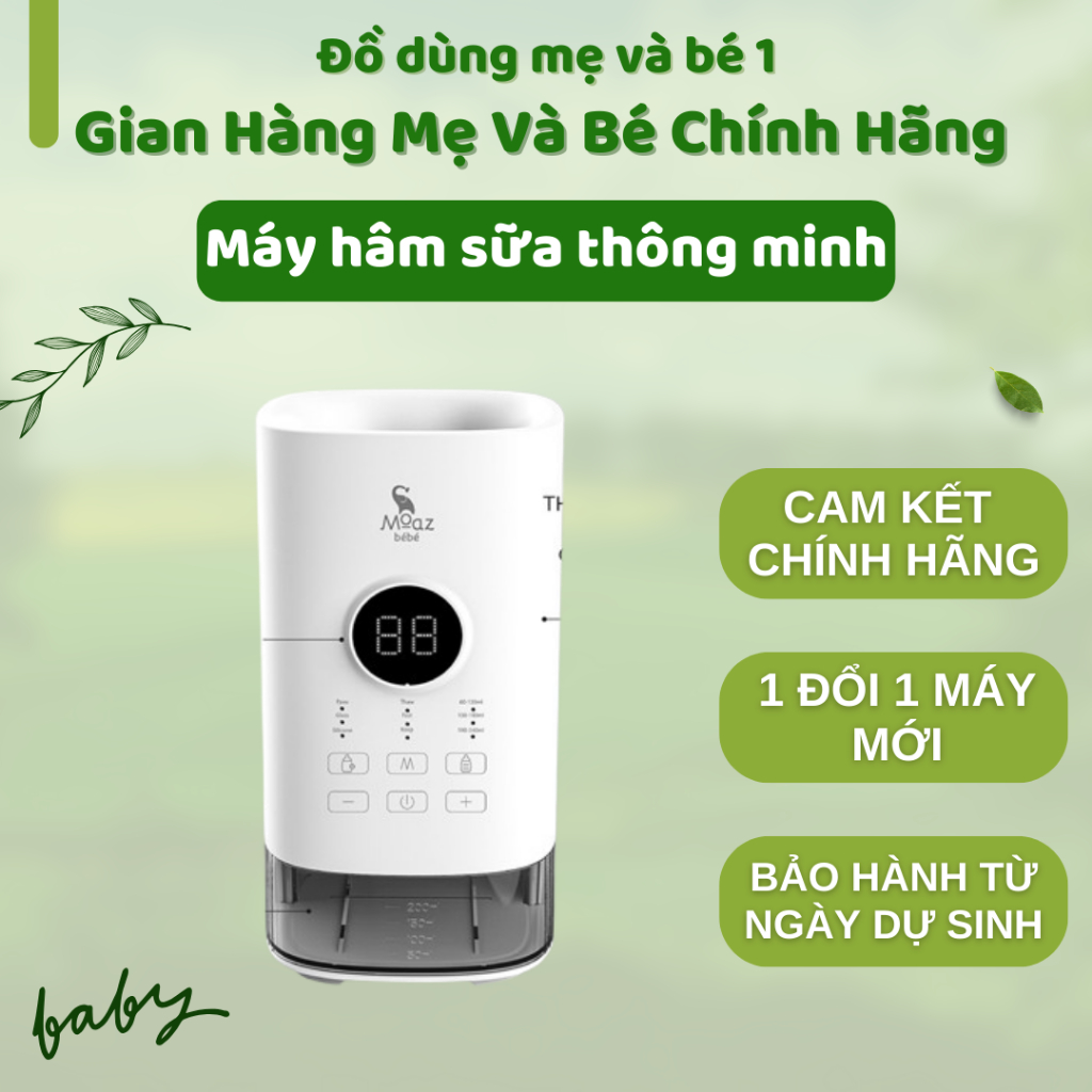 MÁY HÂM SỮA THÔNG MINH SIÊU TỐC MOAZ BÉBÉ MB-033