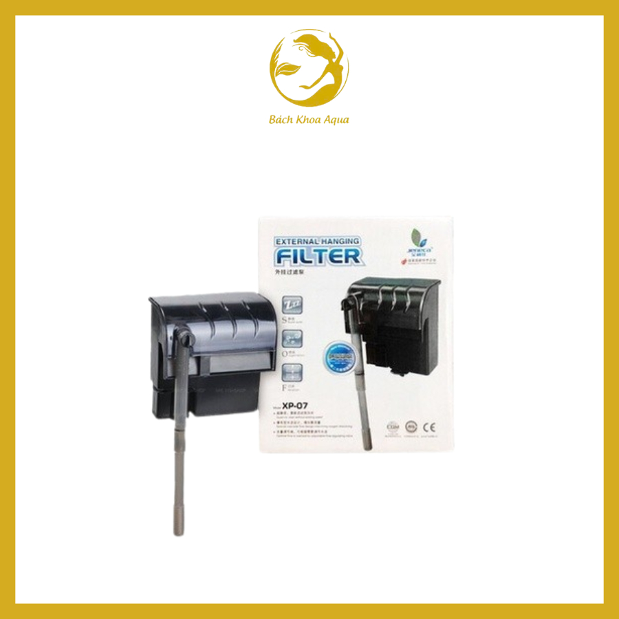 Lọc treo Jeneca Filter XP-07 – Phù hợp bể cá nhỏ, hồ thủy sinh mini
