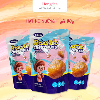 Hạt dẻ nướng Bibobu gói 80g hàng nhập khẩu - Hongdea Mart