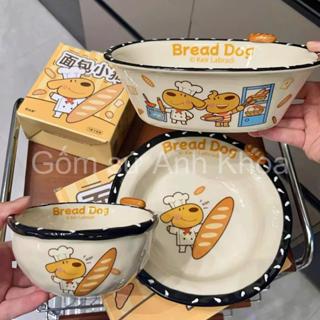  Bộ Bát Đĩa Gốm Sứ Decor Bát Ăn Cơm Bát Ăn Chè Chén Dĩa Dễ Thương Bộ Đĩa đầu bếp bánh mỳ mới nhất Cực Đáng Yêu Gomsude 