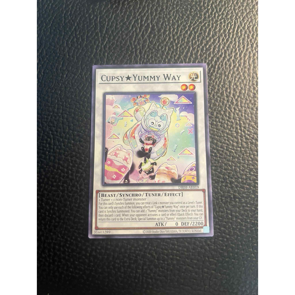 thẻ bài yugioh chính hãng CUPSY * YUMMY WAY DBJH-AE019