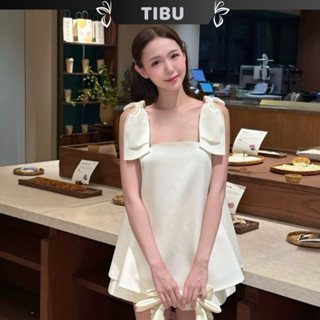 Set Áo Babydoll Cột Nơ Vai Phối Quần TIBU Set Đồ Tiểu Thư Xinh Xắn Đi Chơi Sang Chảnh B566