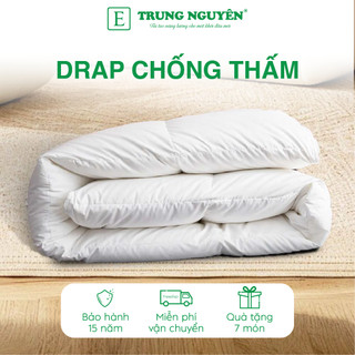  Ga nệm ga giường chống thấm nước chất liệu vải cotton cao cấp thoáng khí tấm lót bảo vệ nệm mềm mại kháng khuẩn 