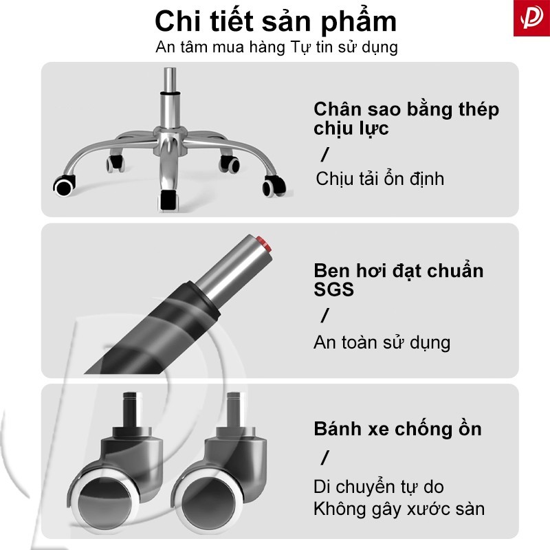 Plas Ghế văn phòng cao cấp với thiết kế xoay, chất liệu da PU sang trọng, có thể điều chỉnh. | BigBuy360 - bigbuy360.vn