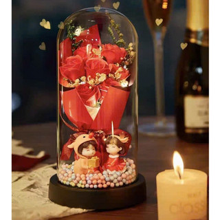  HOA HỒNG VĨNH CỬU  Đèn LED💝Quà Tặng sinh nhật VALENTINE 14 2,8 3,20 10,20 11 