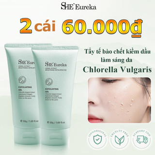 SHEEureka Facial Body Scrub Herbal Extract Exfoliating gel for face 50g & Reduces dead skin and keeps skin