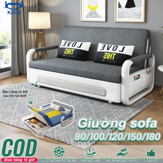 Sofa Giường Ngủ Thông Minh, Sofa Bed Decor Đa Năng 2 Chế Độ Gấp Gọn Có Hộc Chứa Đồ Nhập Khẩu Cao Cấp.
