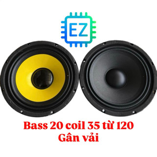  Củ loa bass 20 gân vải xếp từ 120 coil 35 4ohm 100W chuyên làm loa karaoke 