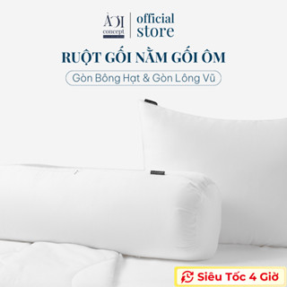 [Deal sốc] Ruột Gối AOICONCEPT Cao Cấp Gối Nằm Gối Ôm Chuẩn Khách sạn Vỏ Bọc Cotton Hỗ Trợ Cổ Vai Gáy