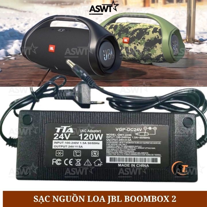 Cục sạc cho loa Bluetooth không dây JBL Boombox 2- Bảo hành 1 năm - FULL VAT