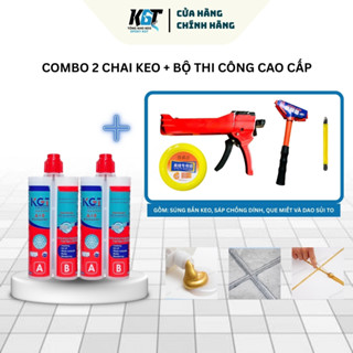  Combo Thi Công Keo Chít Mạch Epoxy 2 Thành Phần - Đầy Đủ Dụng Cụ 