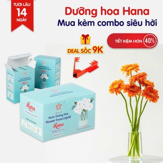   MUA 1 TẶNG 1  Combo 60 & 100 gói dưỡng hoa tươi lâu Hana 10ml - Nở đẹp - Tươi lâu - Không thối nước 