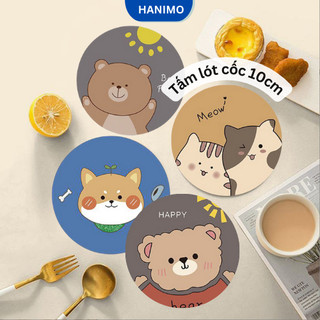  Tấm lót ly cao su 10cm chống trơn trượt thấm hút nước tốt chịu nhiệt cao dễ vệ sinh - HANIMO HA11 