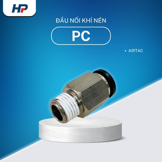 Đầu Nối Nhanh Khí Nén PC | Nối Thẳng Ren Ngoài AIRTAC – Cút Nối Ống Hơi, Đầu Nối Ống Phun Sương