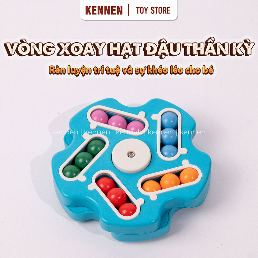 Đồ chơi hạt đậu thần kì xoay tay thông minh kích thích tư duy cho bé - Kennen shop