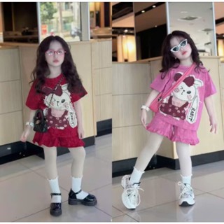 SÉT BỘ HÓT HIT MỚI NHẤT CHO BÉ GÁI SIZE 9-36 KG , IN HÌNH THỎ RABIT , CHẤT TIXI MỀM MỊN THOÁNG MÁT