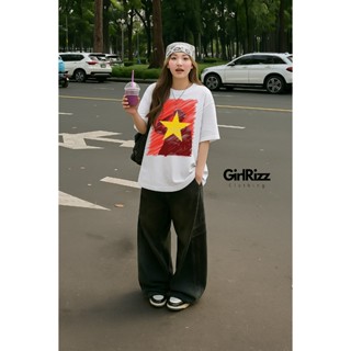 Áo Thun Unisex Girlrizz In Hình Ngôi Sao Việt Nam – Form Rộng Năng Động, Chất Cotton Mềm Mịn Thoáng Khí ATN183