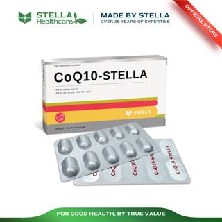 CoQ10-STELLA hỗ trợ chống oxy hóa, tốt cho sức khỏe tim mạch (Hộp/30viên)