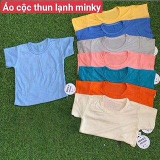   A180 - MỀm Mát Rẻ Được Chọn Mầu  Áo Cộc Tay Thun lạnh Mim Ky  Không Họa Tiết Cho Bé Trai Bé Gái 