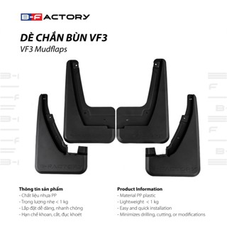 Dè chắn bùn cho xe Vinfast VF3 B-Factory - Cửa hàng chính hãng hỗ trợ nhanh