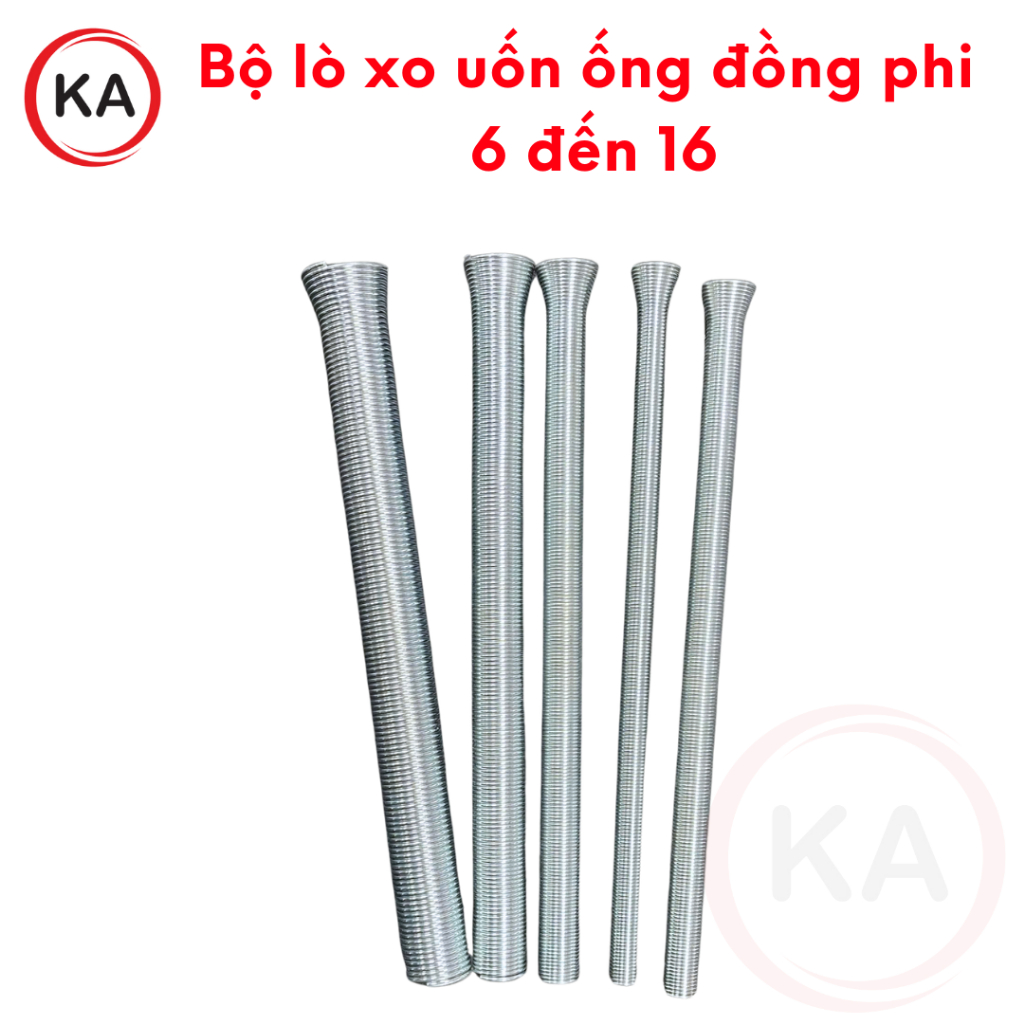 BỘ LÒ XO UỐN ỐNG ĐỒNG PHI 6-16 (6-8-10-12-16 ) - Bộ lò xo uốn ống 4in1