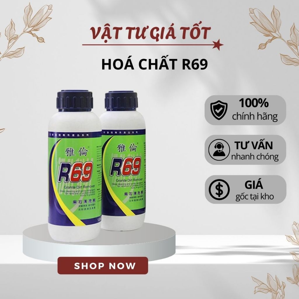 Hóa Chất R69 Tẩy Rỉ Sét Cao Cấp - Dung Dịch Tẩy Ố Vàng Đa Năng R69 Làm Sạch Động Cơ Gầm Xe Máy Ô Tô 
