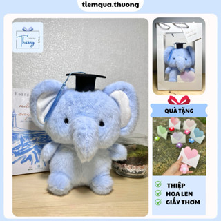  Gấu bông tốt nghiệp voi cử nhân dễ thương quà tặng tốt nghiệp cho nam 