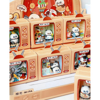  Blindbox Mr Pa TV Show - Mô hình rắp lắp dễ thương làm quà tặng 