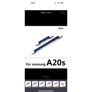 nút nhựa mở nguồn+volume samsung a20s