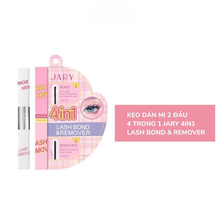 Keo Dán Mi 2 Đầu 4 Trong 1 JARY 4IN1 LASH BOND & REMOVER 4g