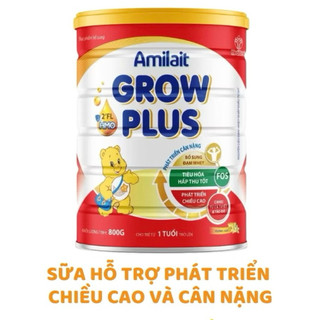 Sữa Bột Medibest Amilait Grow Plus Lon 800g Hỗ Trợ Tăng Cân Chiều Cao Cho Bé Trên 1 Tuổi
