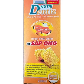 Dung dịch nha khoa Nutridentiz thổi bay hôi miệng, răng chắc khỏe hạn 2027