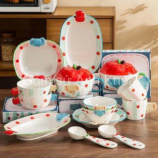 Bộ Bát Đĩa Gốm Sứ Decor, Bát Ăn Cơm, Bát Ăn Chè, Chén Dĩa Dễ Thương Bộ Bát Đĩa Voi màu Mới Nhất Cực Xinh Yêu Gomsudecor