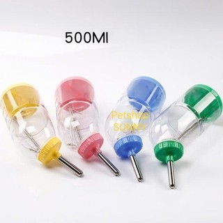 Bình nước bi 80ml 125ml 250ml 500ml cho thú cưng (hamster, sóc, thỏ, bọ, vẹt)