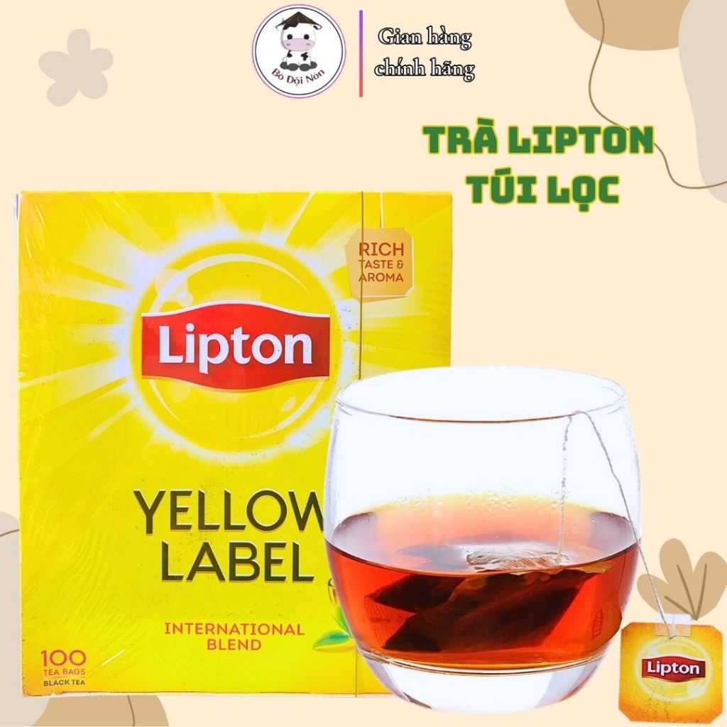 Trà Lipton Túi Lọc Nhãn Vàng