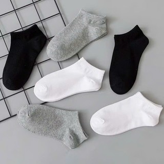 Set 5 set 10 Đôi Tất Cotton Cổ Ngắn Chống Hôi Chân (Được Chọn Màu) H