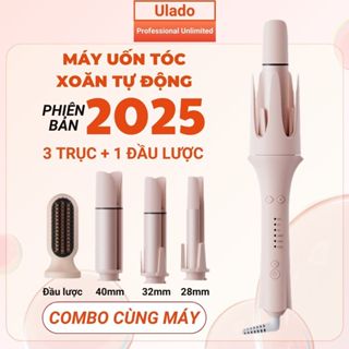 Máy uốn tóc xoăn tự động 4in1 XN-399 ion âm 3 trục thay đổi đường kính uốn 28mm, 32mm 40mm và 1 đầu lược
